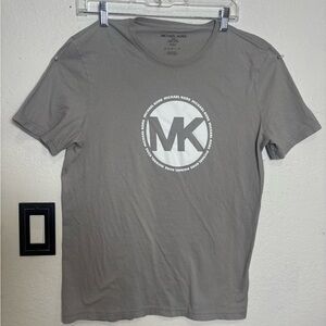 Michael Kors Charcoal MK Logo Tee